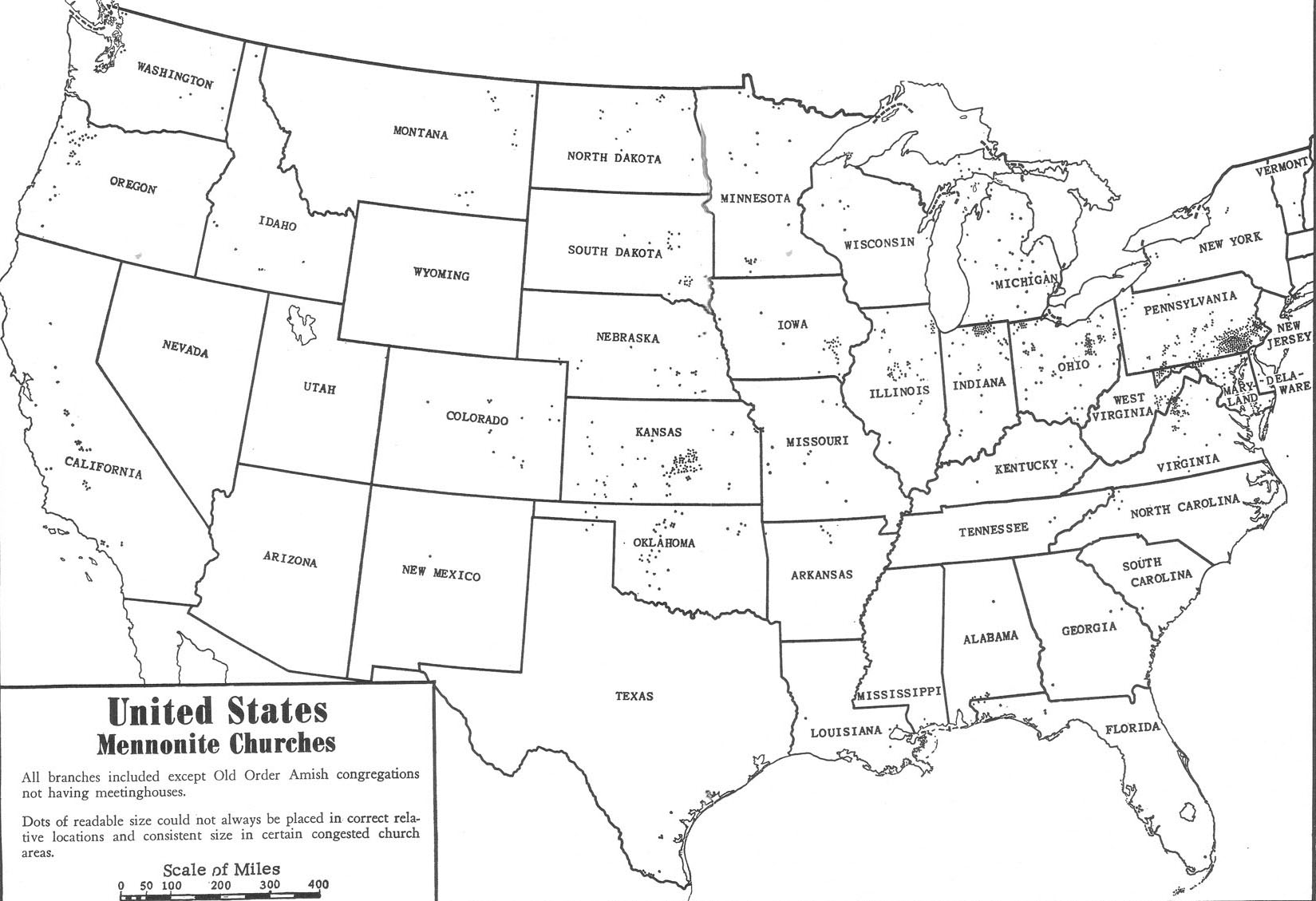 Large USA Map